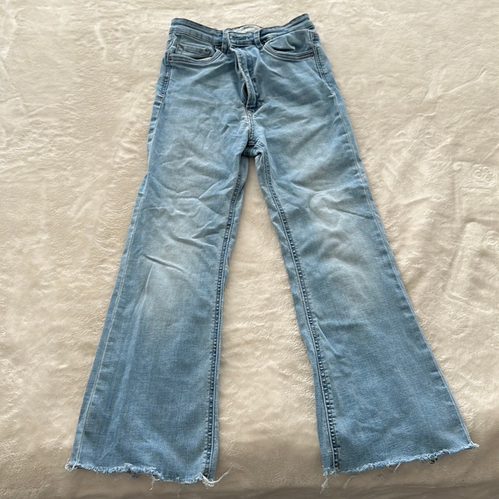 Wide leg trousers